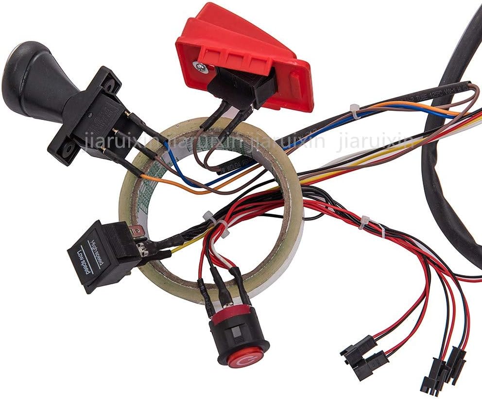 12 Volt Children Electric Car DIY Modified Wires and Switch Kit with 2.4G Bluetooth Remote Control, Pack of 2 F375