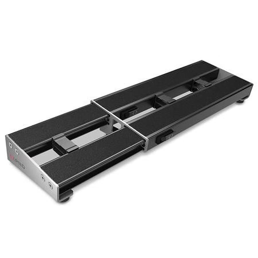 Black Telescopically Expanding 2-Rail Pedalboard System B22936
