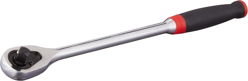 1/2 Drive 84 Tooth Long Handle Dual Material Teardrop Ratchet 16-1/2" Pack of 2 P69806