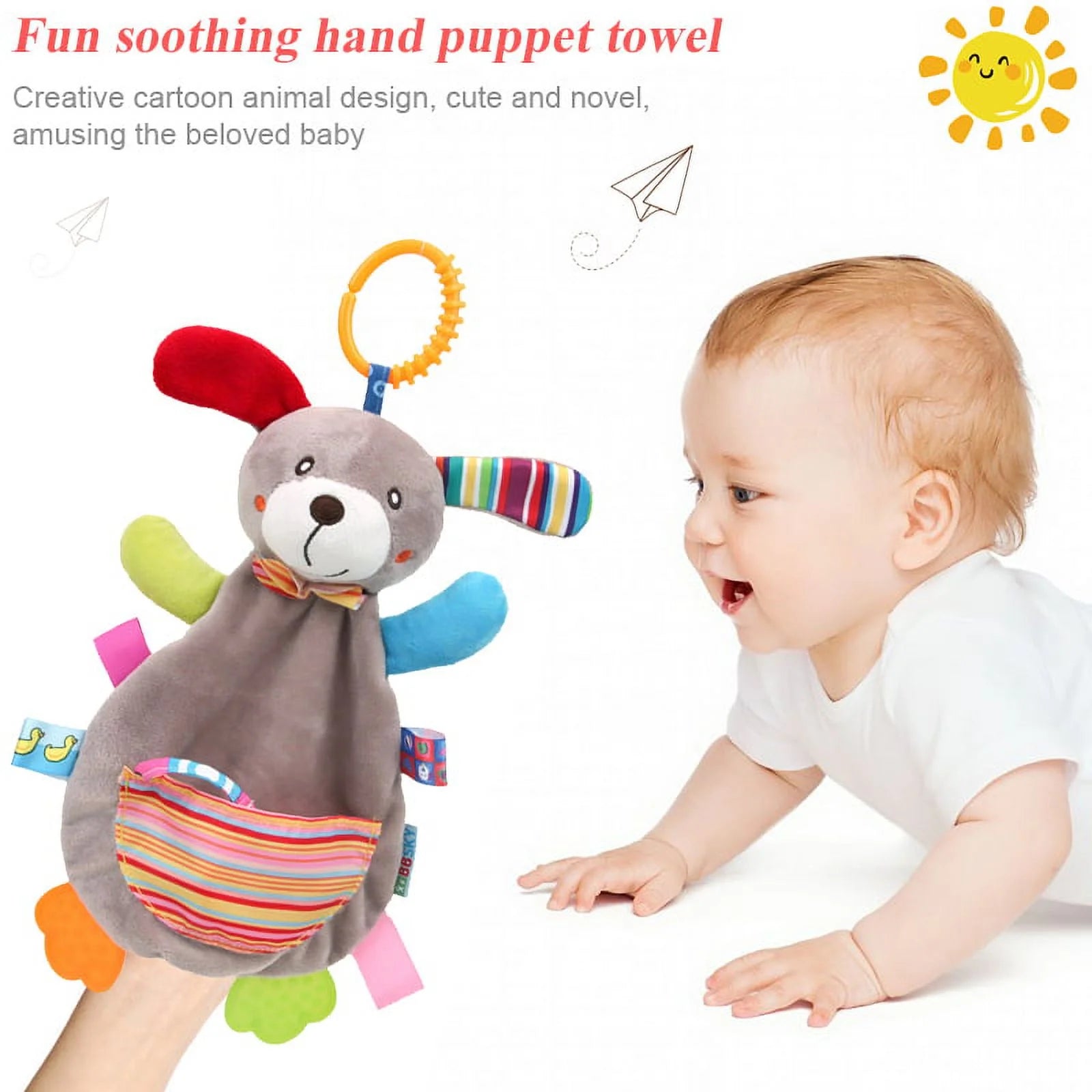 2 Pack Baby Hanging Toys with Teether G8812