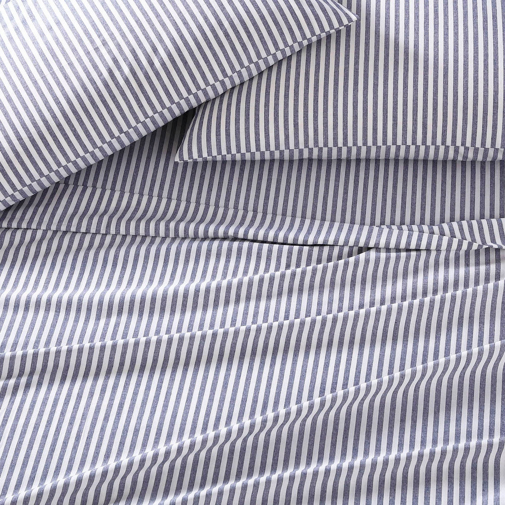 Gray Full Percale Sheet Set T588
