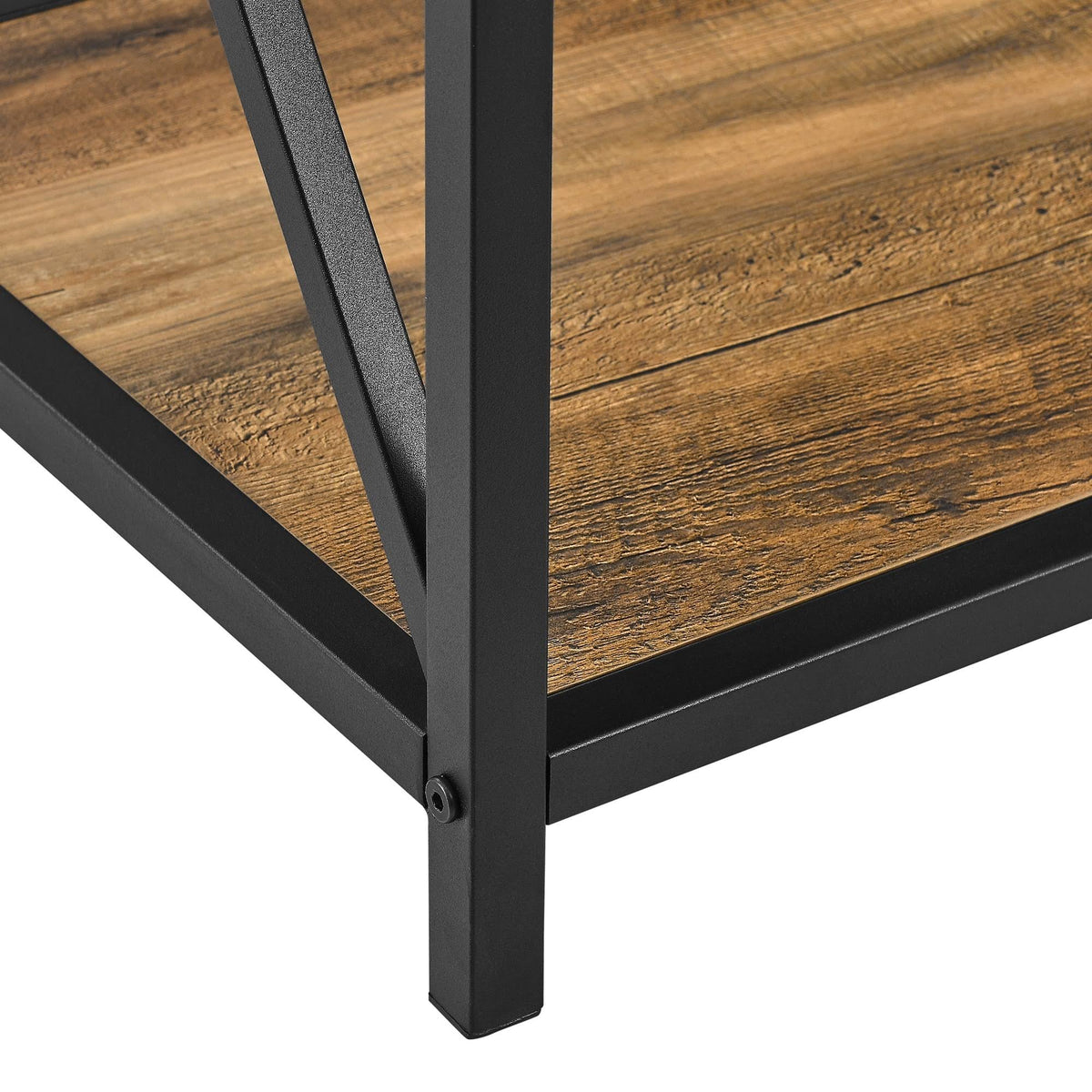 Rustic Oak Tower Bookshelf V132845