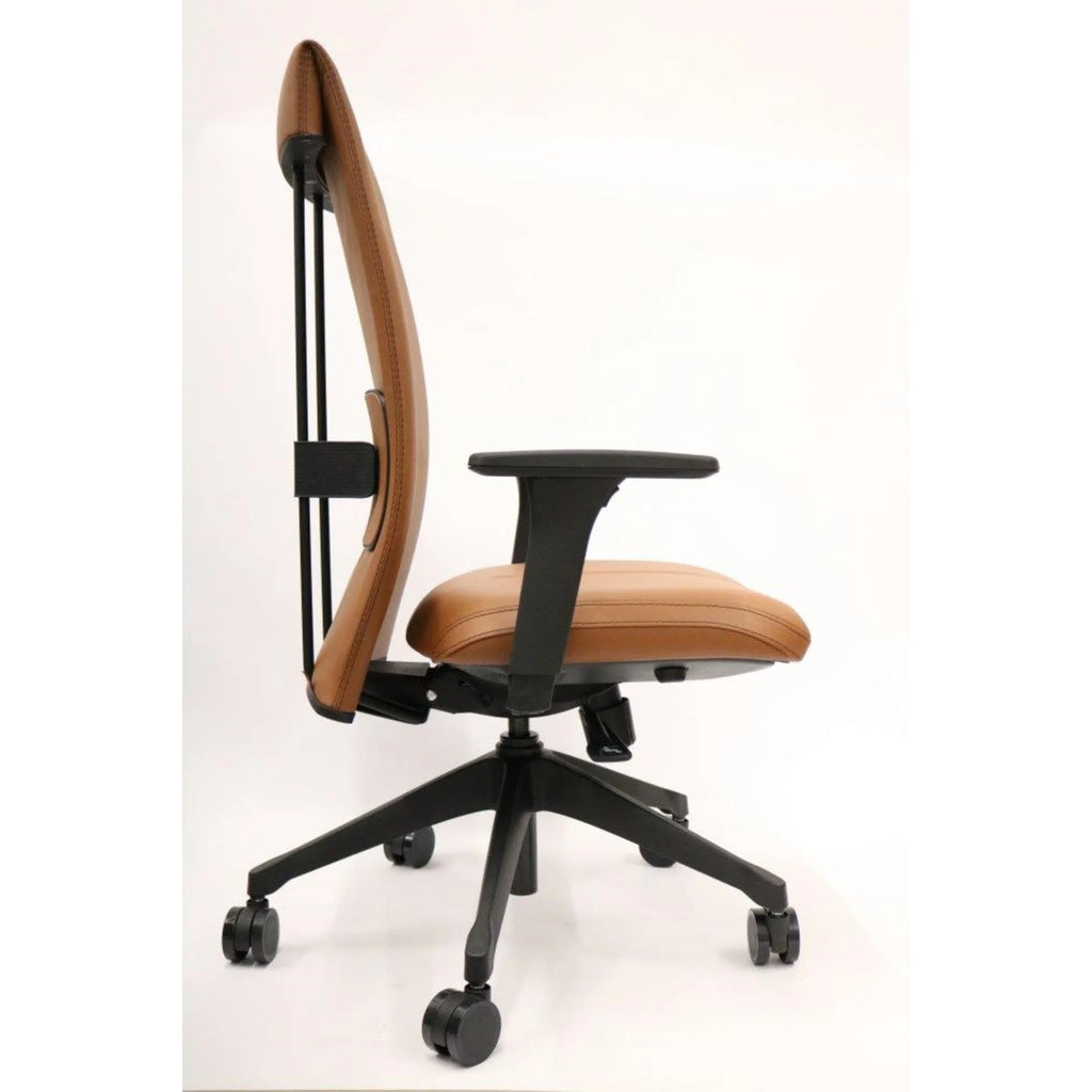 Camel Leather Office Chair L659