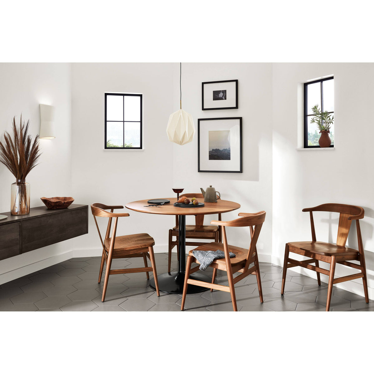 Grey Round Table 27 Diameter B841