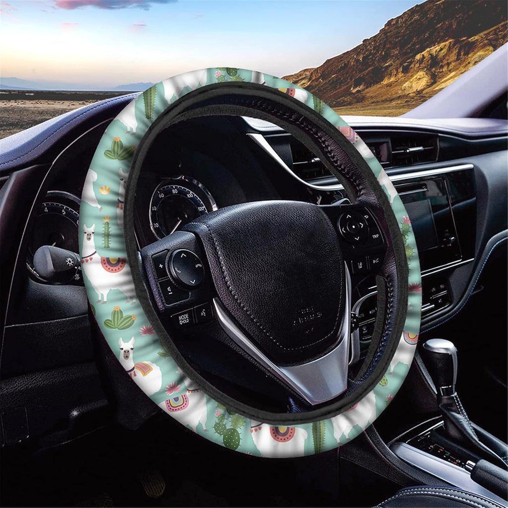 Black Auto Car Steering Wheel Cover 15 inch E428