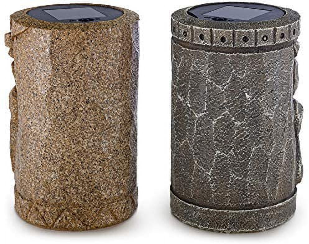 Tribal Tiki Solar Powered Flickering Led Outdoor Decor H215314