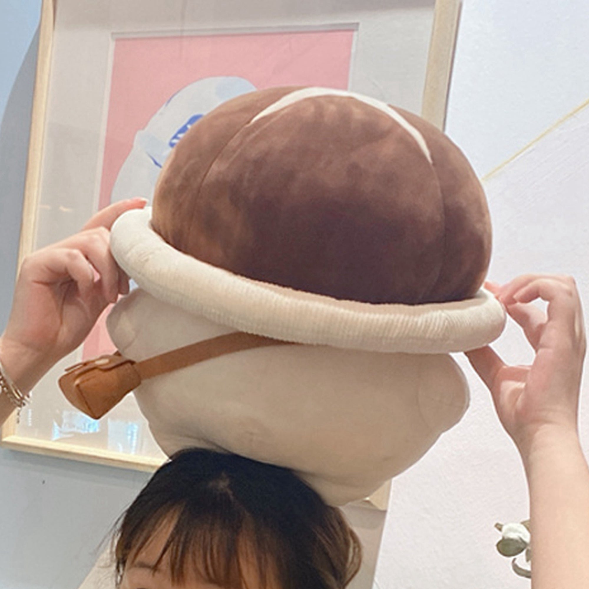 13.8 inch Plush Stuffed Mushroom Pillow E490