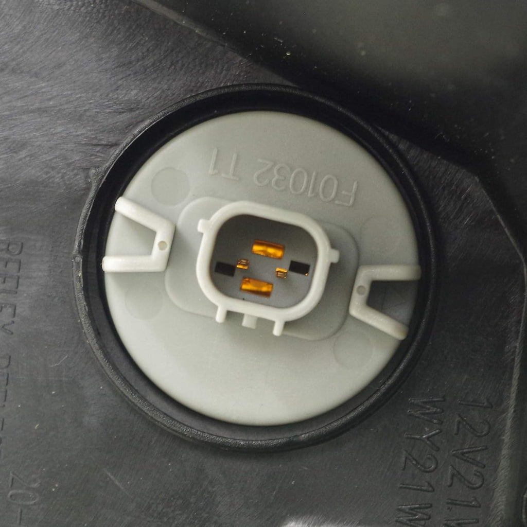 Halogen Headlight Assembly Black Interior U177