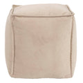 Tall Pouf Ottoman with Cover, Sterling Sand H3280