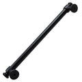 25-pk 7-5/8 in. Center Matte Black Euro Cabinet Pull B239