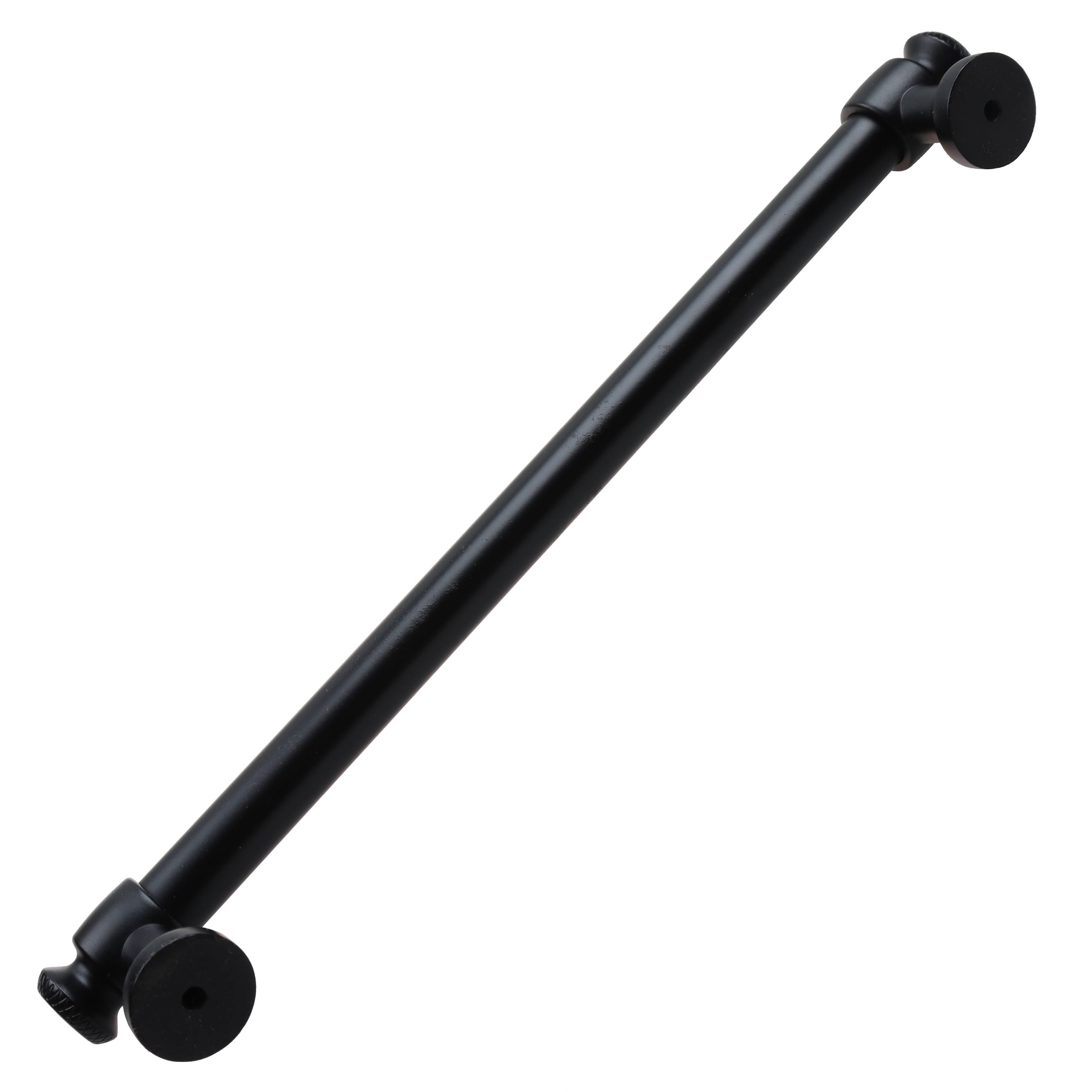25-pk 7-5/8 in. Center Matte Black Euro Cabinet Pull B239