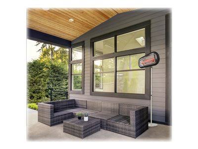 Black Halogen Infrared Electric Patio Heater S779