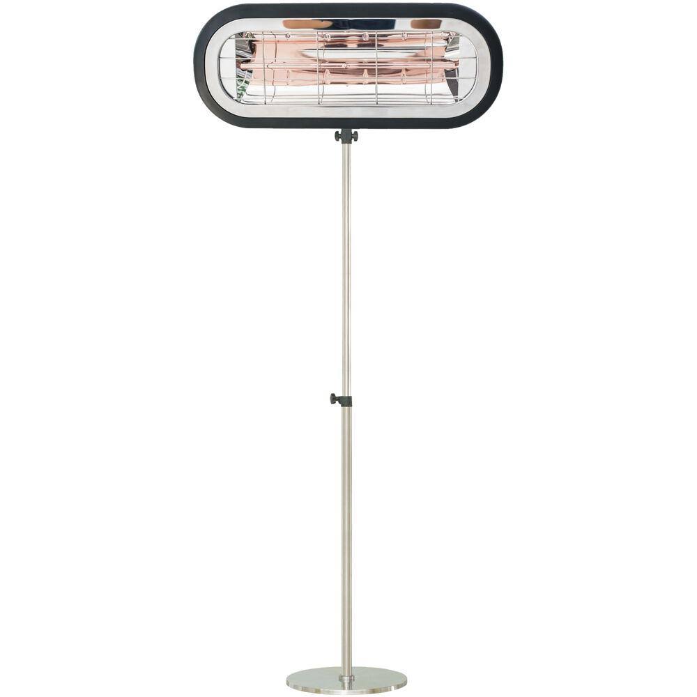 Black Halogen Infrared Electric Patio Heater S779
