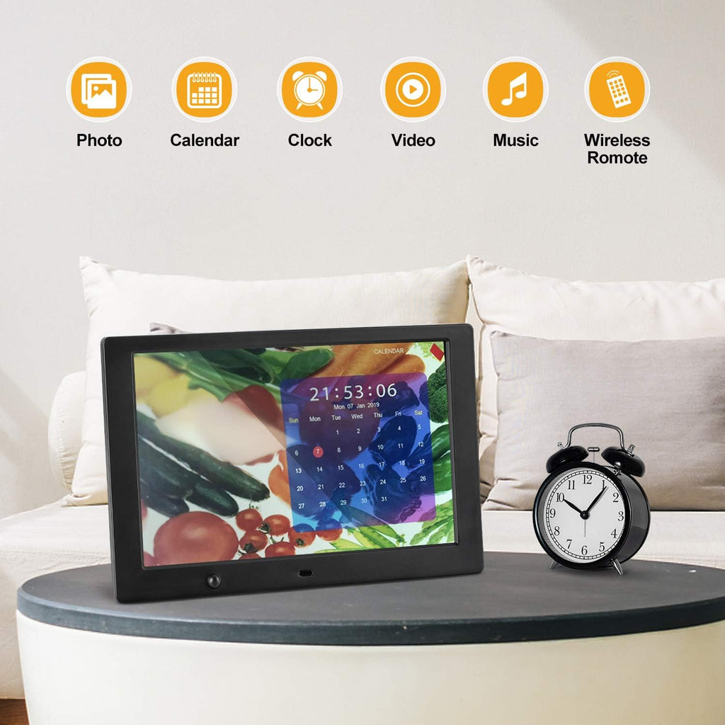 10 inch Digital Picture Frame with 16:9 Screen, 1080P Video A440