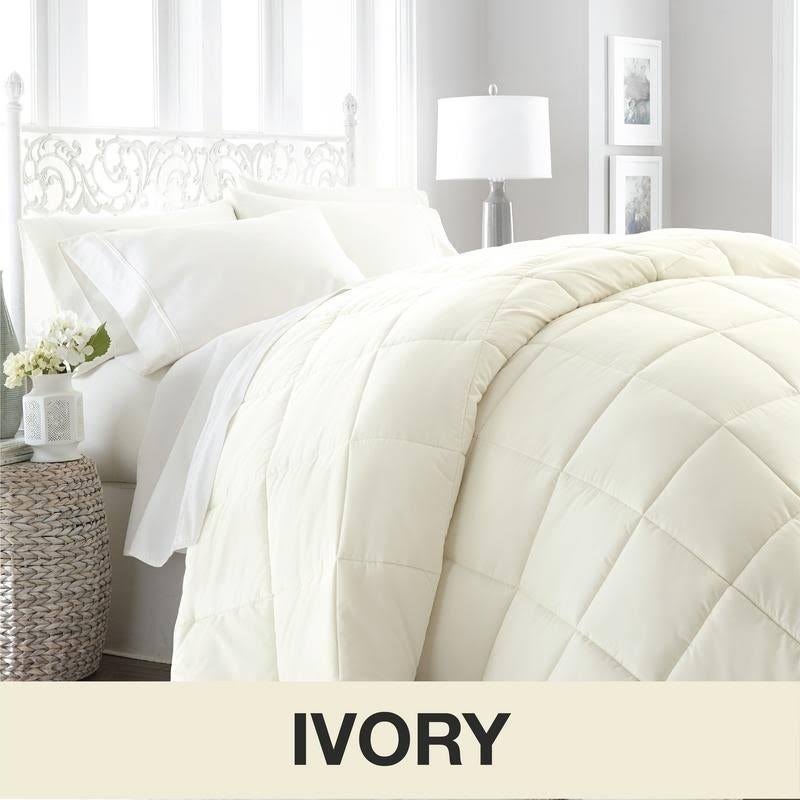Ivory King-California King Down Alternative Comforter T30824