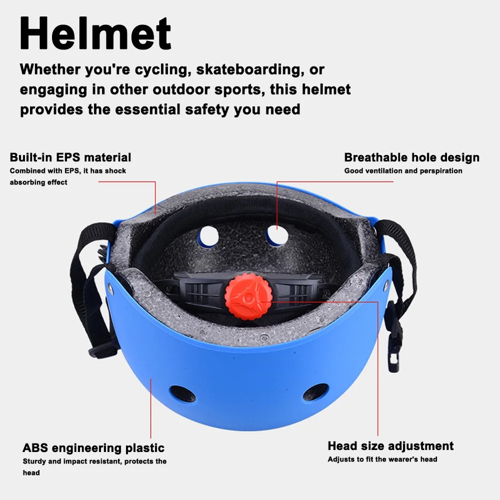 Adjustable Safety Helmet for Cycling and Skating R132801