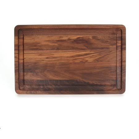 Thick Carving Board, 15-inch by 24-Inch by 1.25-Inch, Walnut D77866