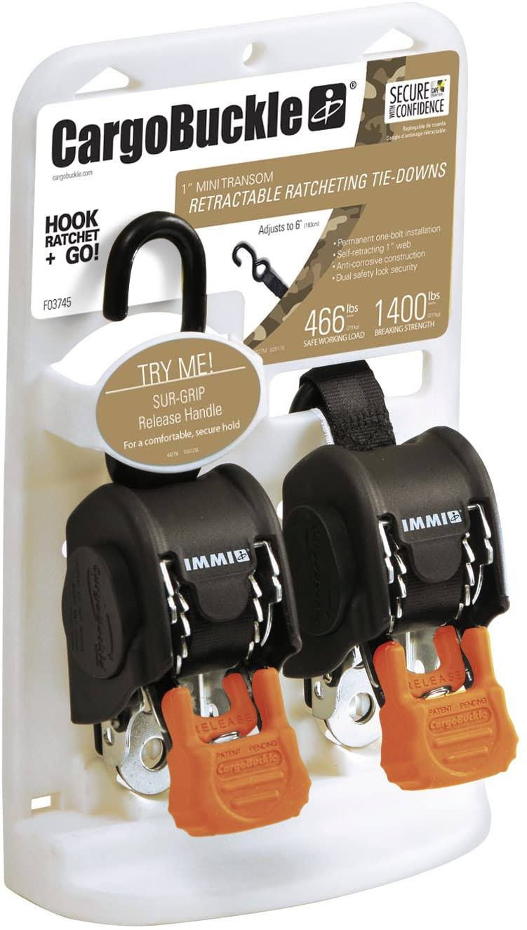 Retractable Ratchet Tie-Down Pair C759