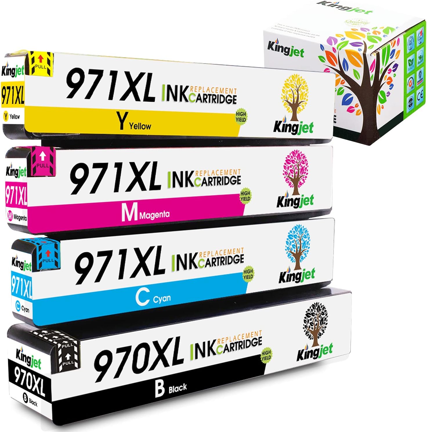 Compatible Ink Cartridge 4 Pack for Officejet Pro Printers Q764264