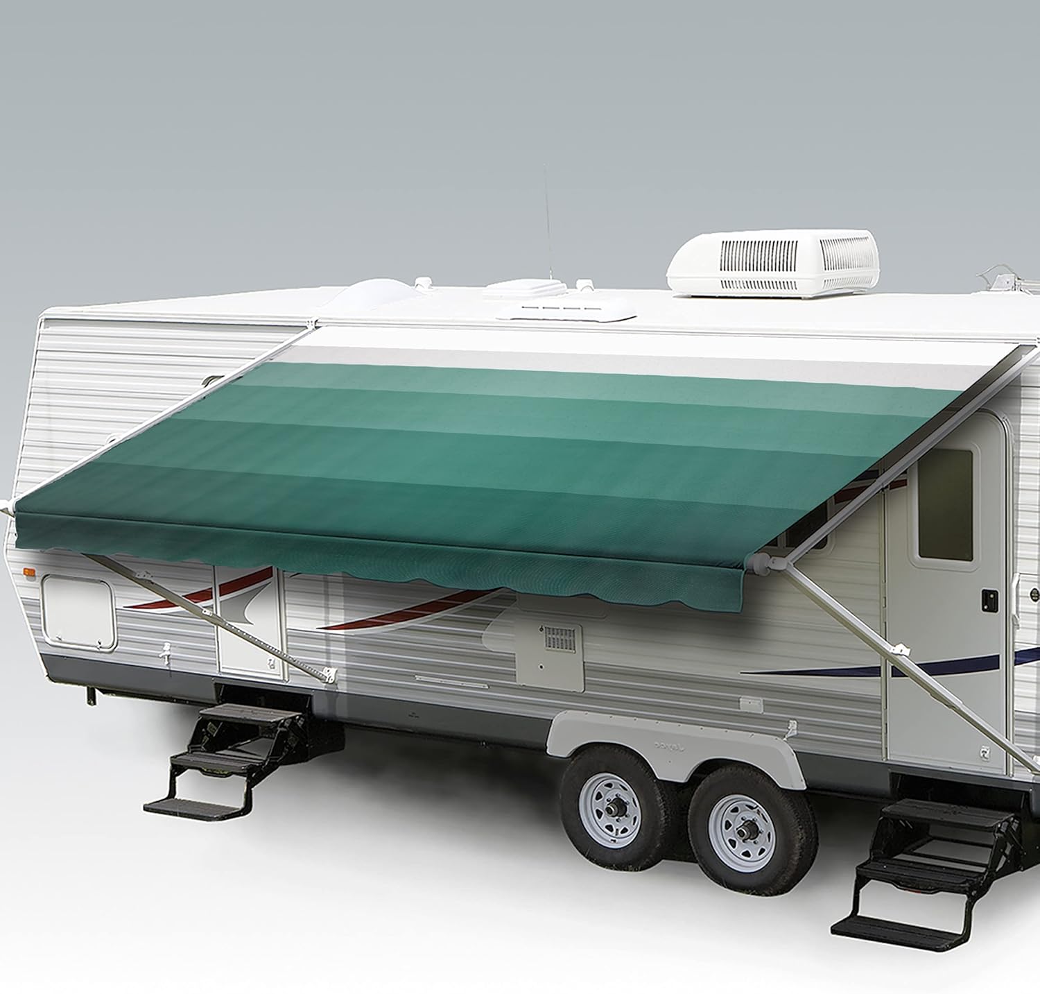 Heavy Duty Weatherproof Vinyl RV Awning Fabric Replacement 11' P668