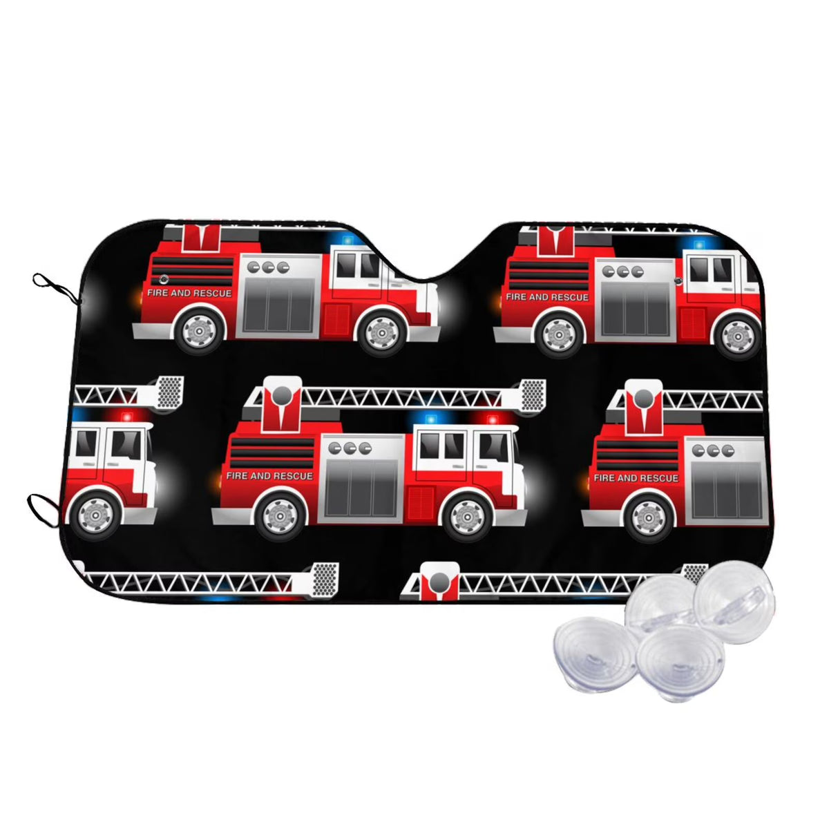 Medium Fire And Rescue Truck Windshield Sun Shade X96030