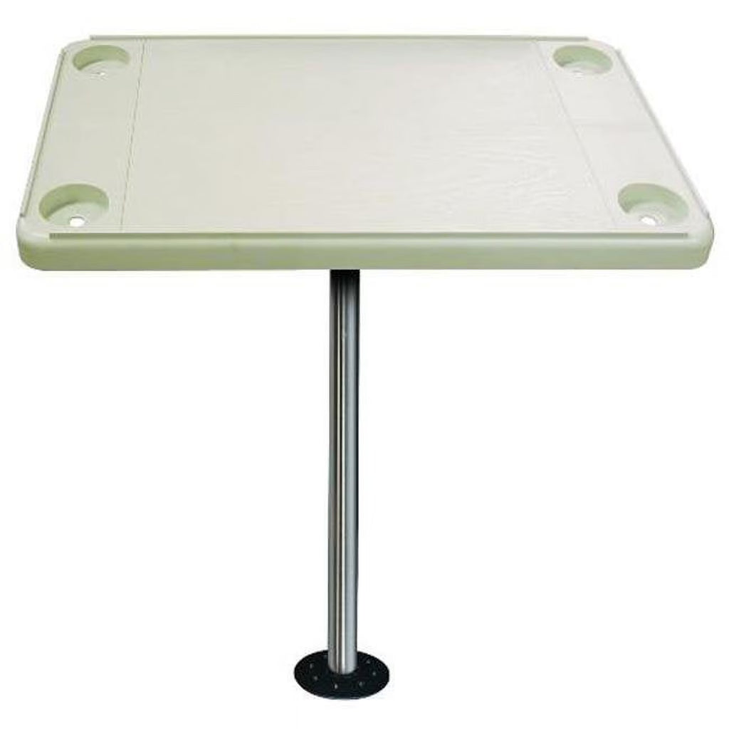 Ivory Rectangular Pontoon Boat Tables T199