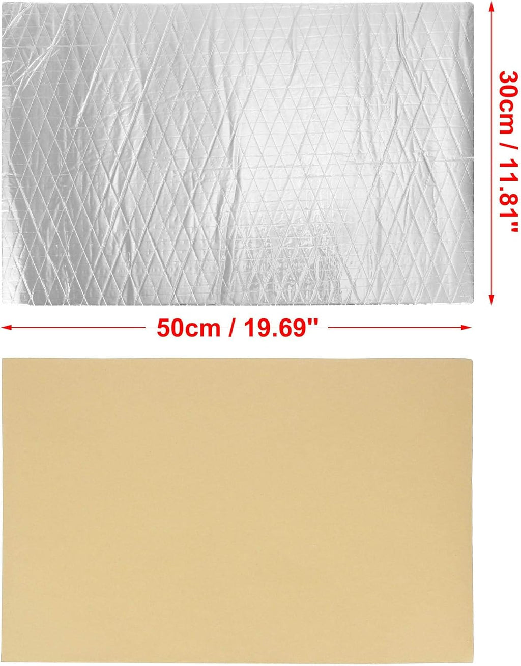 18pcs 10mm Car Sound Deadener Insulation Mat F2887