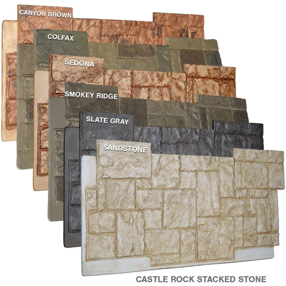 Castle Rock Stacked Stone Faux Stone Siding Panel A833252