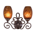 2 Light Antique Copper Bath A22450