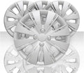 Silver 15" 8 Split Spoke Wheel Covers Set of 4 H753