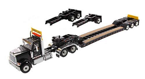 Black XL 120 Lowboy Trailer Diecast Model Q1231