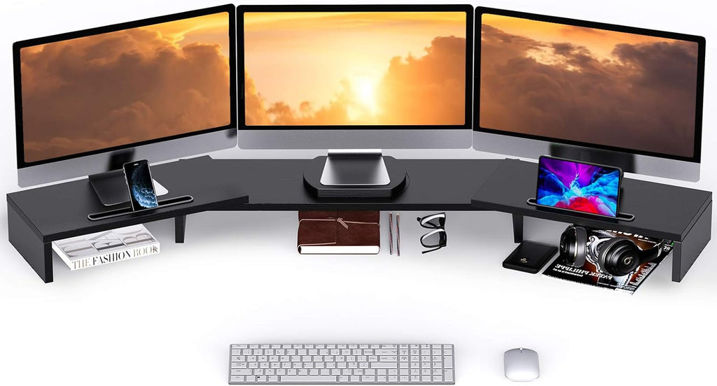 Triple Monitor Stand with 2 Slots, Pack of 2 X6353