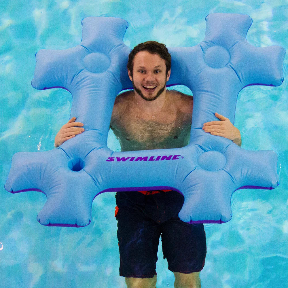 Blue Hashtag Pool Float D479008