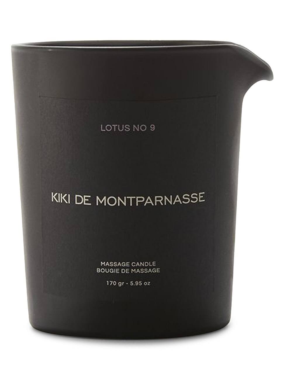 Large Lotus Massage Oil Candle F8143