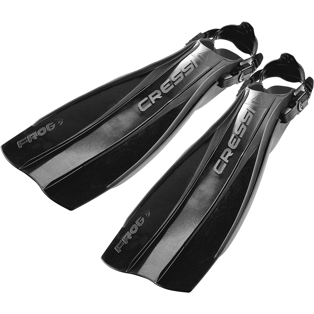 Black Open Heel Diving Fins I8927