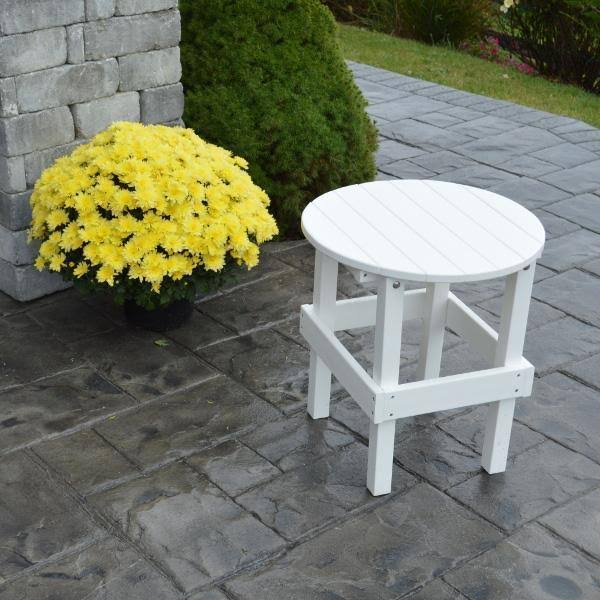 Orange Round Side Table X489
