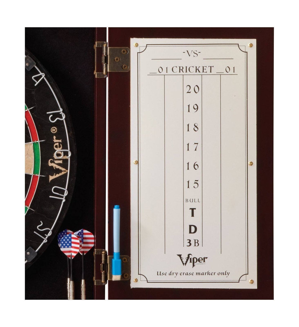 Sisal/Bristle Steel Tip Dartboard & Cabinet Bundle E630136