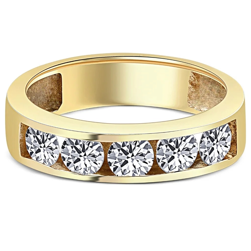 14K Gold Diamond Wedding Ring L93494