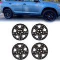 4PCS 17'' Wheel Skin Covers Hub Cap Full Rim Skin Black Pack of 2 P919