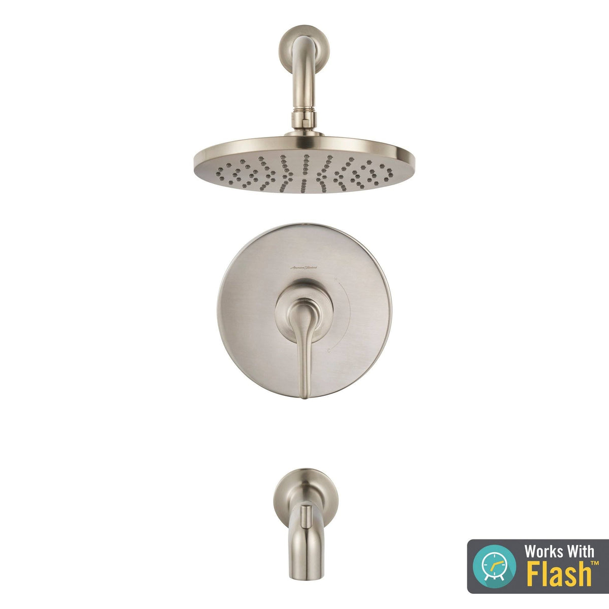 Brushed Nickel Tub and Shower Trim Kit with Cartridge O32615