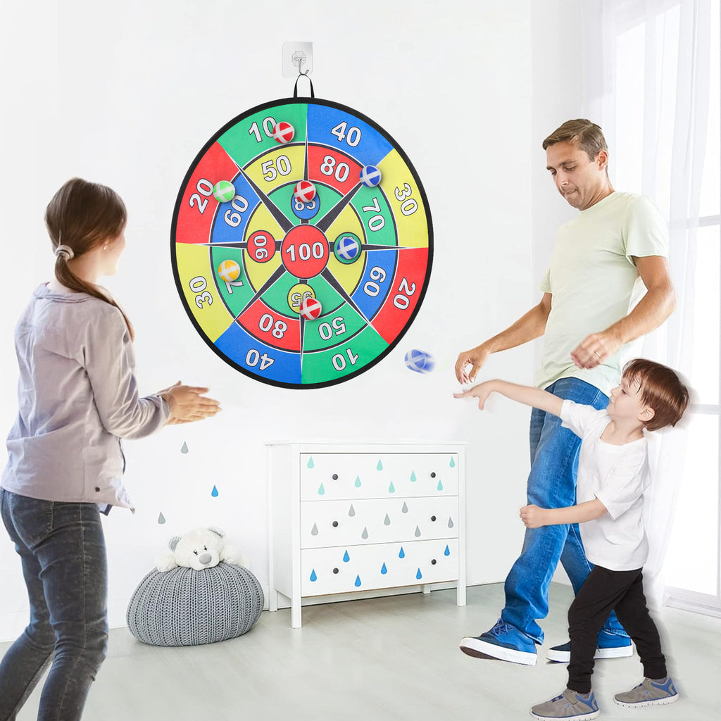 26'' Dartboard Set with 16 Sticky Balls and 2 Hooks B15310