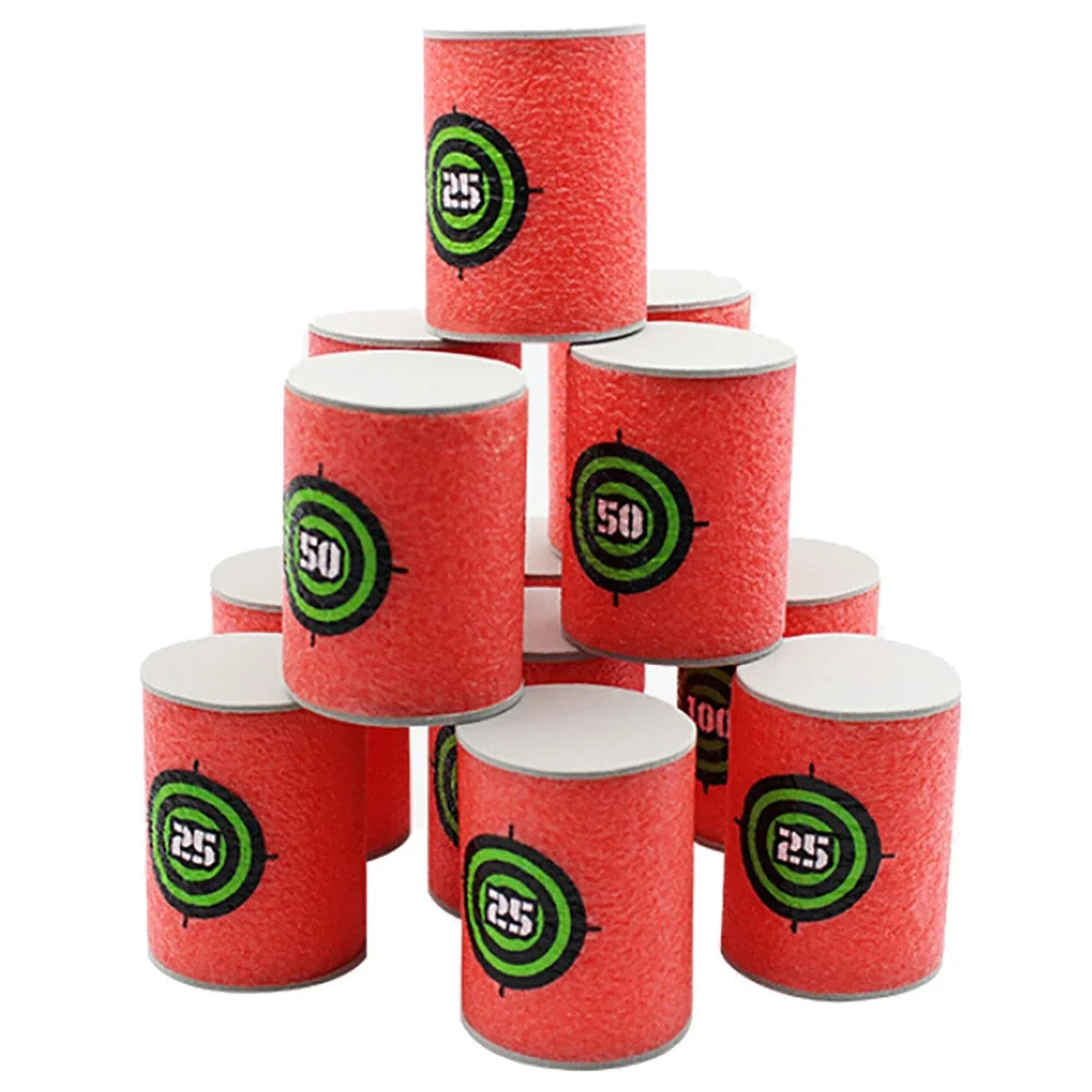 18x EVA Soft Bullet Target Dart Toy A5467