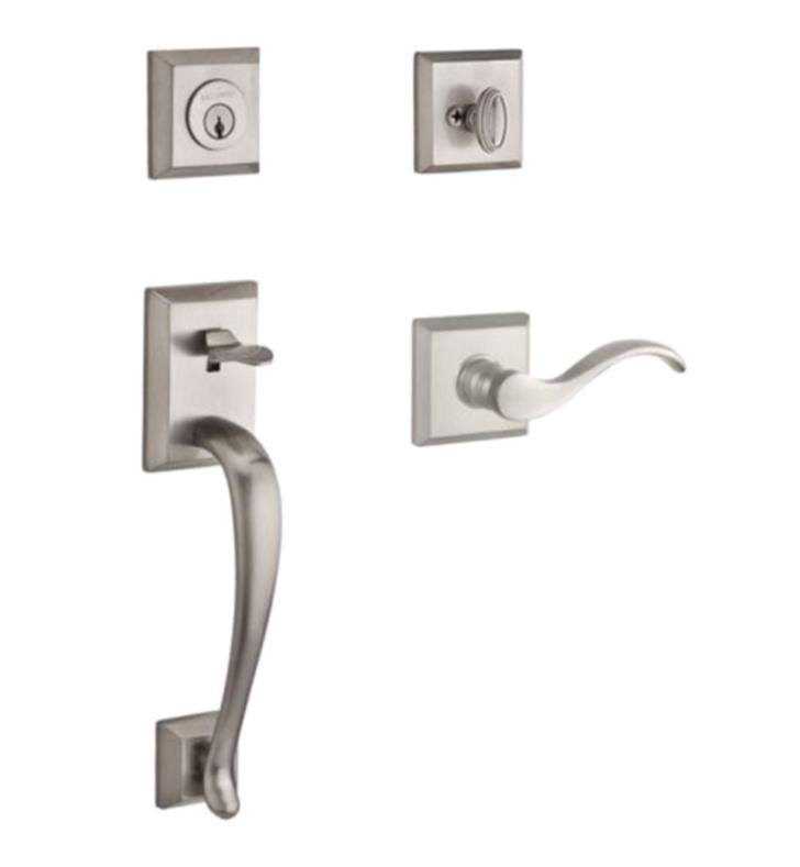 Lifetime Brass Finish Single Cylinder Handleset E4070