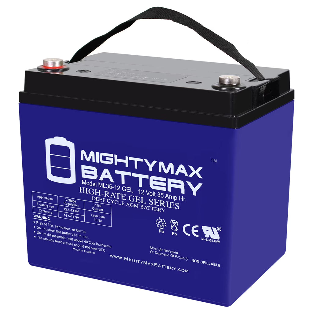 12V 35AH GEL Battery for Ebike Electric Scooter Z780