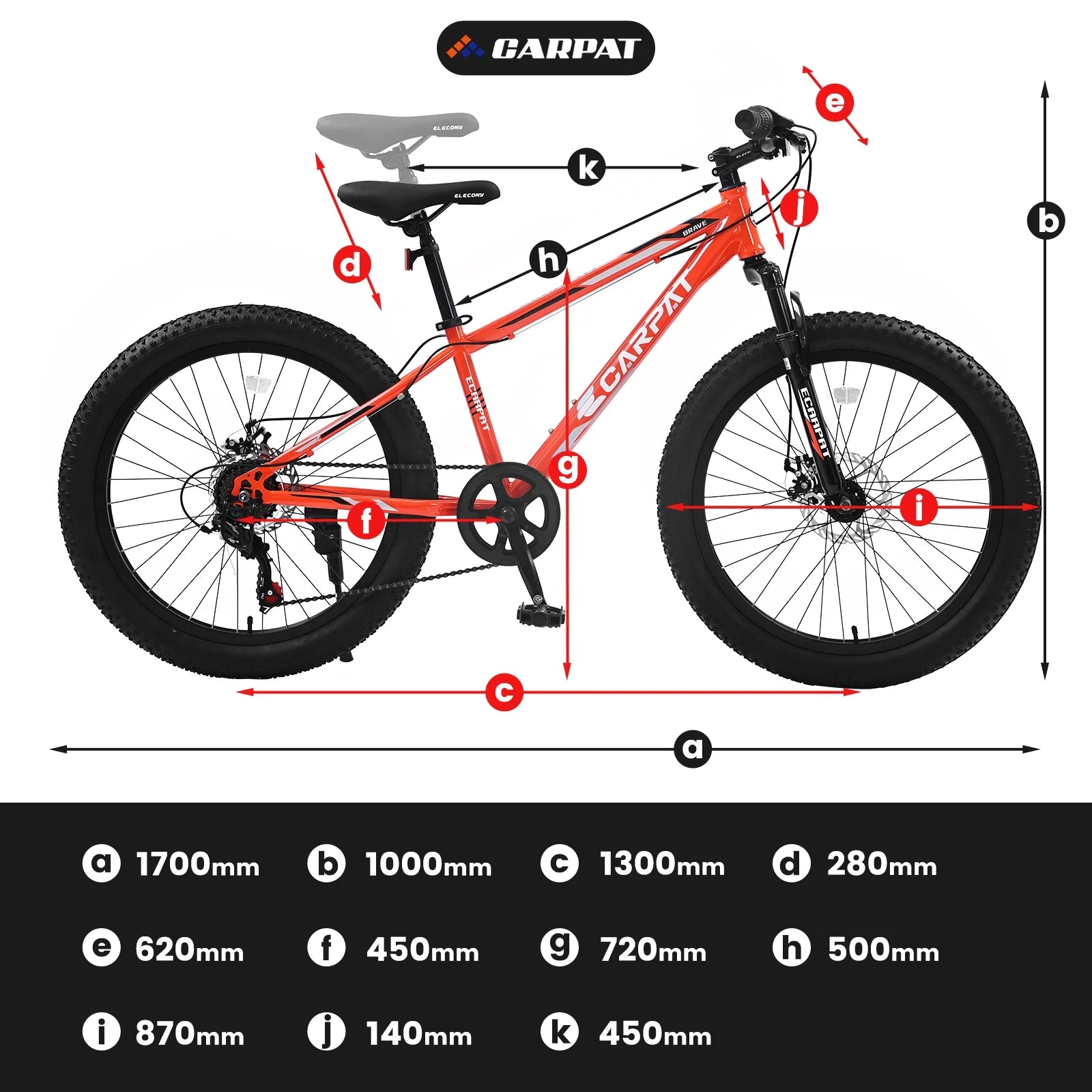 24" Mountain Bike with Shimano 7 Speeds Suspension Steel Frame G2479
