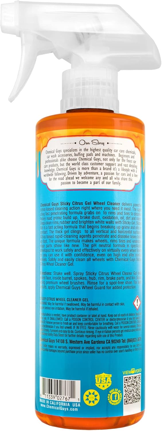 Sticky Citrus Gel Wheel & Rim Cleaner, 1 Gal, 128 fl. oz, Pack of 2 I649