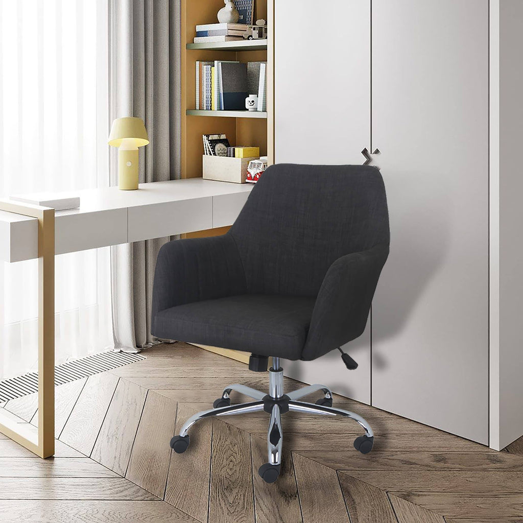 Dark Gray Upholstered Task Chair E72096