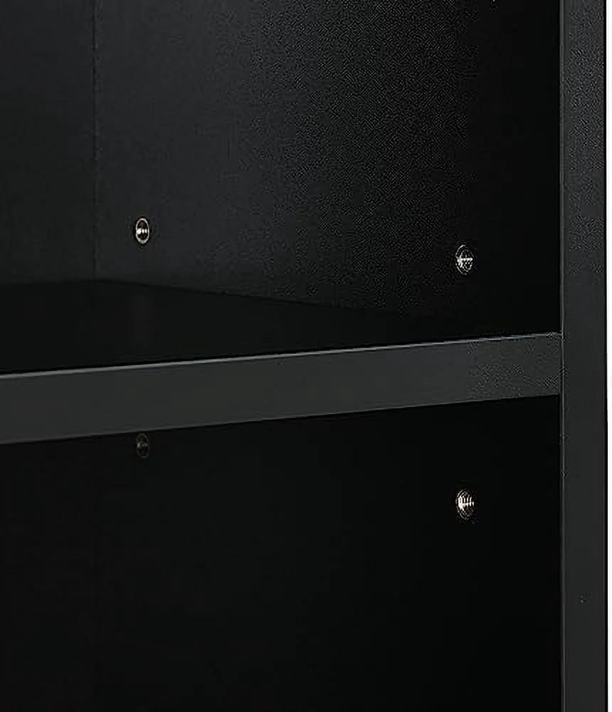 8-Tier Tall Narrow Bookcase with Adjustable Shelves (Walnut) V276