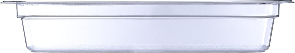 Clear 5.1 qt. Half-Size Polycarbonate Food Pan (Case of 6) S573