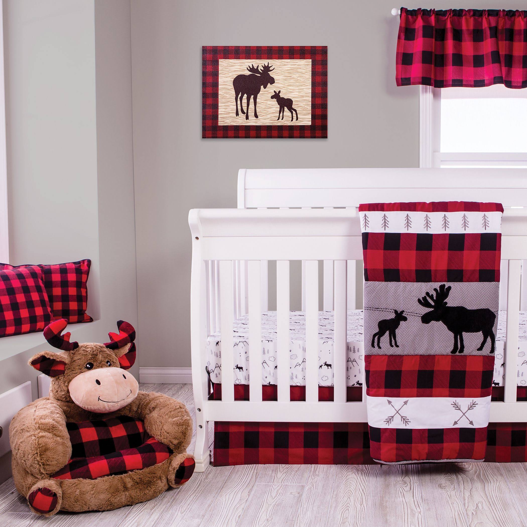 3 Piece Crib Bedding Set R968